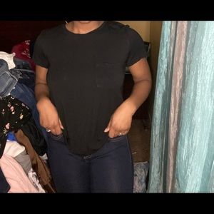 Black soft American Eagle top